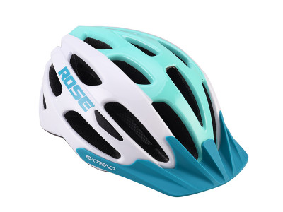 Extend cyklistická prilba ROSE white-green, XS/S (52-55 cm) shine