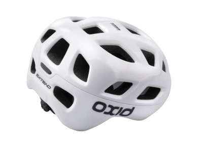 Extend prilba OXID, white, M/L (58-61 cm) shine/matt, road