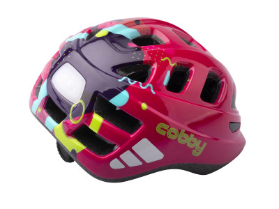 Extend prilba COBBY, multi-pink, XS/S (48-50 cm), shine