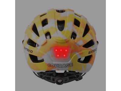Extend prilba COURAGE, S/M (51-55cm), camouflage orange