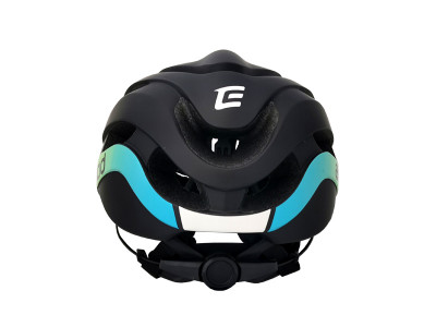 Extend cyklistická prilba ACID, S/M (54-58cm), black-blue-yellow, matt-shine
