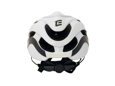 Extend cyklistická prilba ACID, S/M (54-58cm), white-black-red, shine