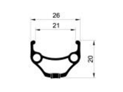REMERX ráfik ROCKY DISC 559x27 BA+nit 32 dier, AV