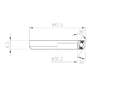 FSA hlavové zloženie ORBIT MX 6.1mm alloy 1-1/8-OD 34