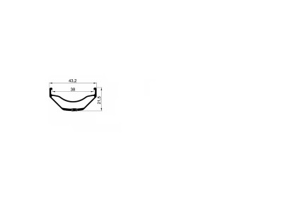Remerx ráfik WSR 538 (26') 559x38 BA+nit 32 dier