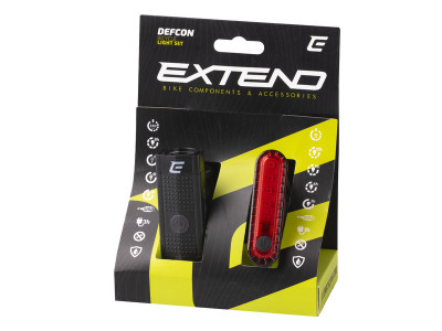 Extend sada osvetlenia DEFCON, 350 lm + 10 lm