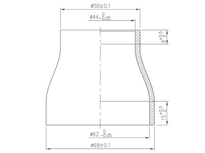 FSA hlavové zloženie NO.57/68 8mm alloy 1-1/8 to 1.5-OD 50/68