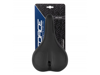 Force sedlo COMFORT GEL pánske turistické, čierne