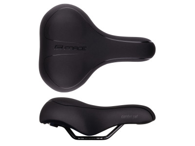 Force sedlo COMFORT GEL dámské turistické, čierne