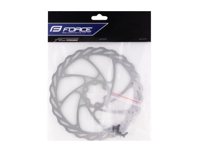 Force kotúč brzdový -4 180 mm, 6 dier, strieborný