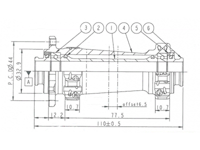 Novatec XDS641SB/A-B15, predný náboj, 28 dier, 15x110, OEM