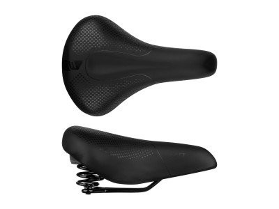Force sedlo SOFT UNI s pružinou, čierne