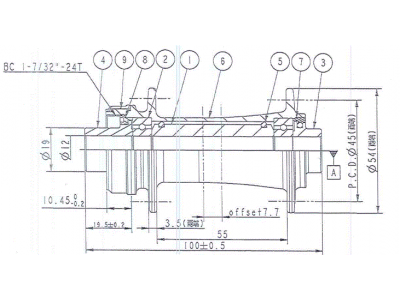 Novatec D981SB-CL-12, predný náboj, 28 dier, 12x100, OEM