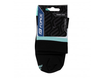 Force ponožky STRIPE krátke, čierne