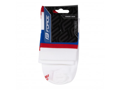 Force ponožky STRIPE krátke, bielo-modré