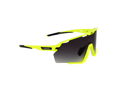 Force okuliare CYCLONE fluo, čierne prechod. sklo