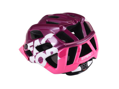 Extend prilba FACTOR bordo-grey M/L (58-61cm) shine