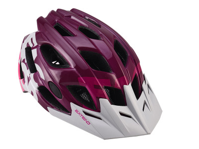Extend prilba FACTOR bordo-grey M/L (58-61cm) shine