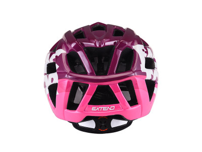 Extend prilba FACTOR bordo-grey M/L (58-61cm) shine