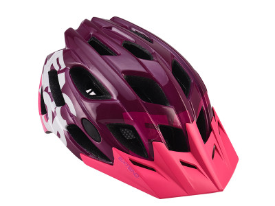 Extend prilba FACTOR bordo-grey M/L (58-61cm) shine