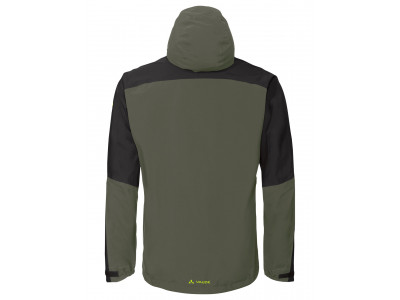 Vaude cyklistická bunda Moab Rain, pánska, khaki - M