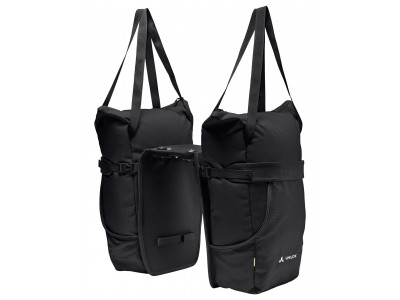 Vaude dvojitá taška na nosič TwinShopper (UniKlip 2), black - Vaude TwinShopper (UniKlip 2), black