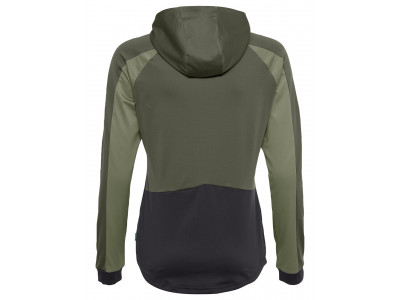 Vaude cyklistický dres Qimsa LS Shirt II, dámsky, khaki - 40