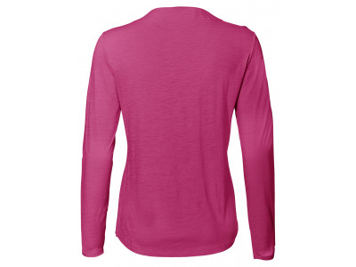 Vaude vlnené tričko Yaras LS WOOL, dámske, liči - 36