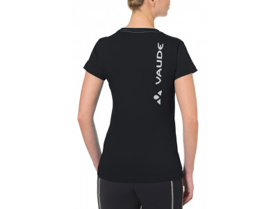 Vaude bavlnené tričko Brand, dámske, black - 36