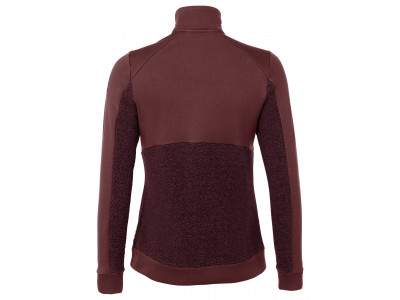 Vaude mikina Skomer Wool Fleece, dámska, dark cherry - 36