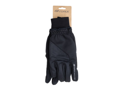 Force rukavice WINTER TECH, čierne