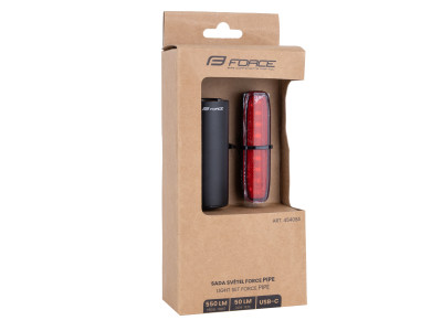 Force sada svetiel PIPE USB predné + zadné