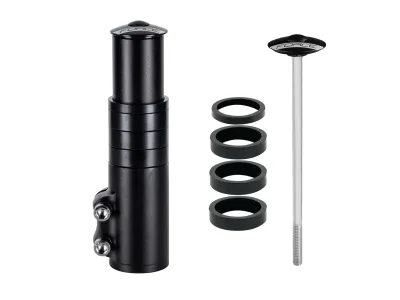 Force redukcia - nádstavec vidlice 1 1/8 Al,132mm,črn
