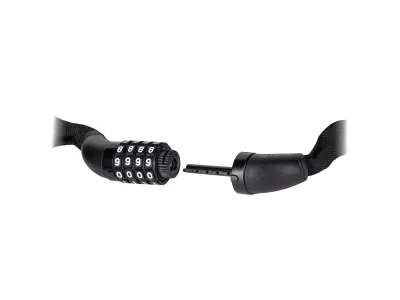 Force zámok FURY reťazový 6/1200mm, kódový, čierny