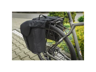 Force brašňa-dvojbrašňa zadná HAUL, čierna 2x8 l