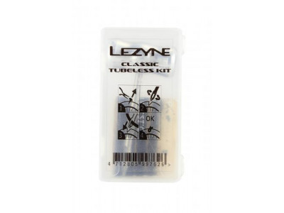LEZYNE Sada na opravu bezdušových pneumatík CLASSIC TUBELESS KIT v plastovej krabičke 