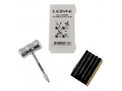 LEZYNE Sada na opravu bezdušových pneumatík CLASSIC TUBELESS KIT v plastovej krabičke 