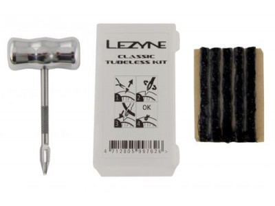 LEZYNE Sada na opravu bezdušových pneumatík CLASSIC TUBELESS KIT v plastovej krabičke 