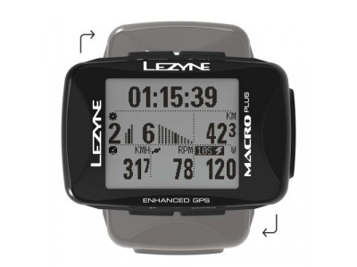 LEZYNE Cyklocomputer Macro PLUS GPS