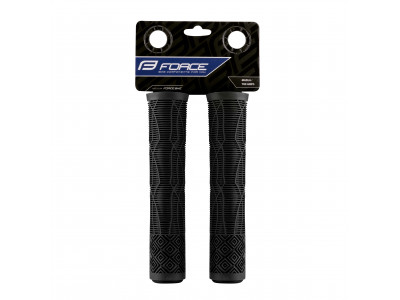FORCE gripy BMX160 gumové, čierne, balené