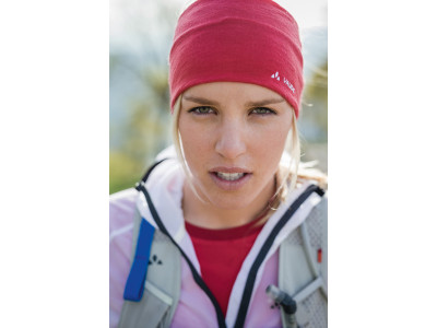 Vaude čelenka Cassons Merino Headband, unisex, dark indian red