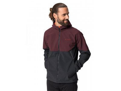Vaude cyklistická bunda Qimsa Softshell, pánska, dark oak - M