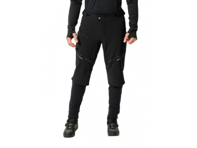 Vaude cyklistické nohavice Virt Softshell II, pánske, black/black - M