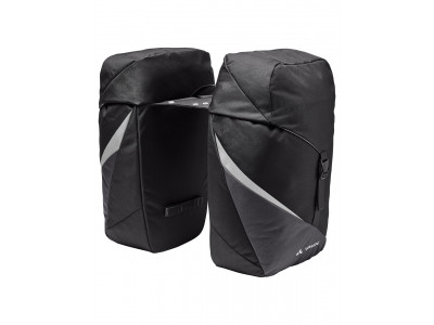 Vaude dvojitá taška na nosič TwinRoadster, black - Vaude Twinroadster, black