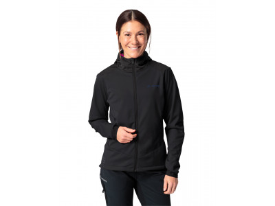 Vaude cyklistická bunda Qimsa Softshell, dámska, black uni - 38