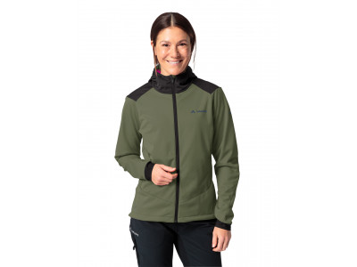 Vaude cyklistická bunda Qimsa Softshell, dámska, cedar wood - 38