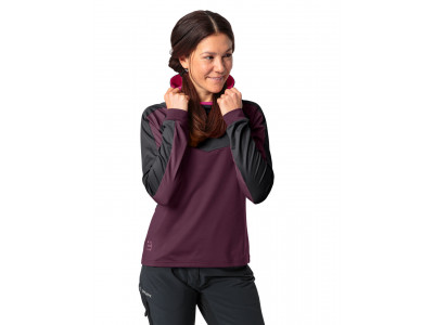 Vaude cyklistický dres Qimsa LS Shirt II, dámsky, cassis - 38