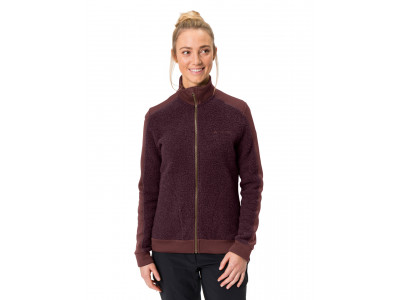 Vaude mikina Skomer Wool Fleece, dámska, dark cherry - 36