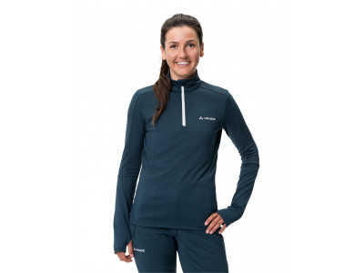 Vaude fleecový pulóver Livigno Halfzip II, dámsky, dark sea uni - 36