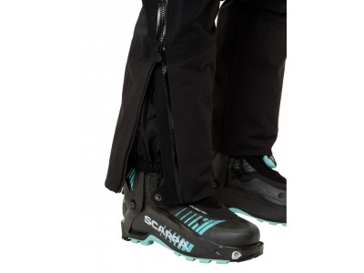 Vaude hardshell nohavice Monviso 3L, dámske, čierne - 38